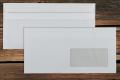 [19531] Briefhüllen mit Fenster DL 110x220 mm Selbstklebend Weiß 75 g/qm